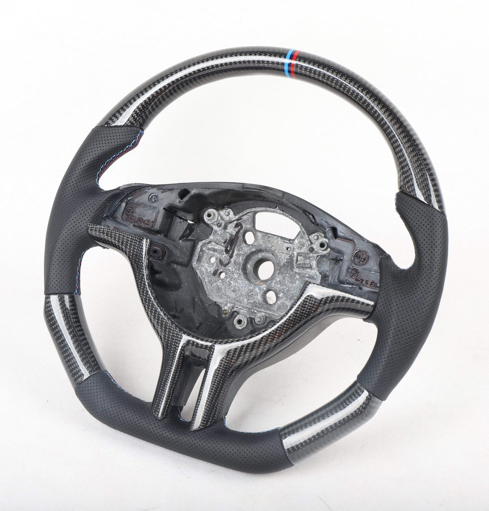 BMW E46 Custom Carbon fiber Steering Wheel.