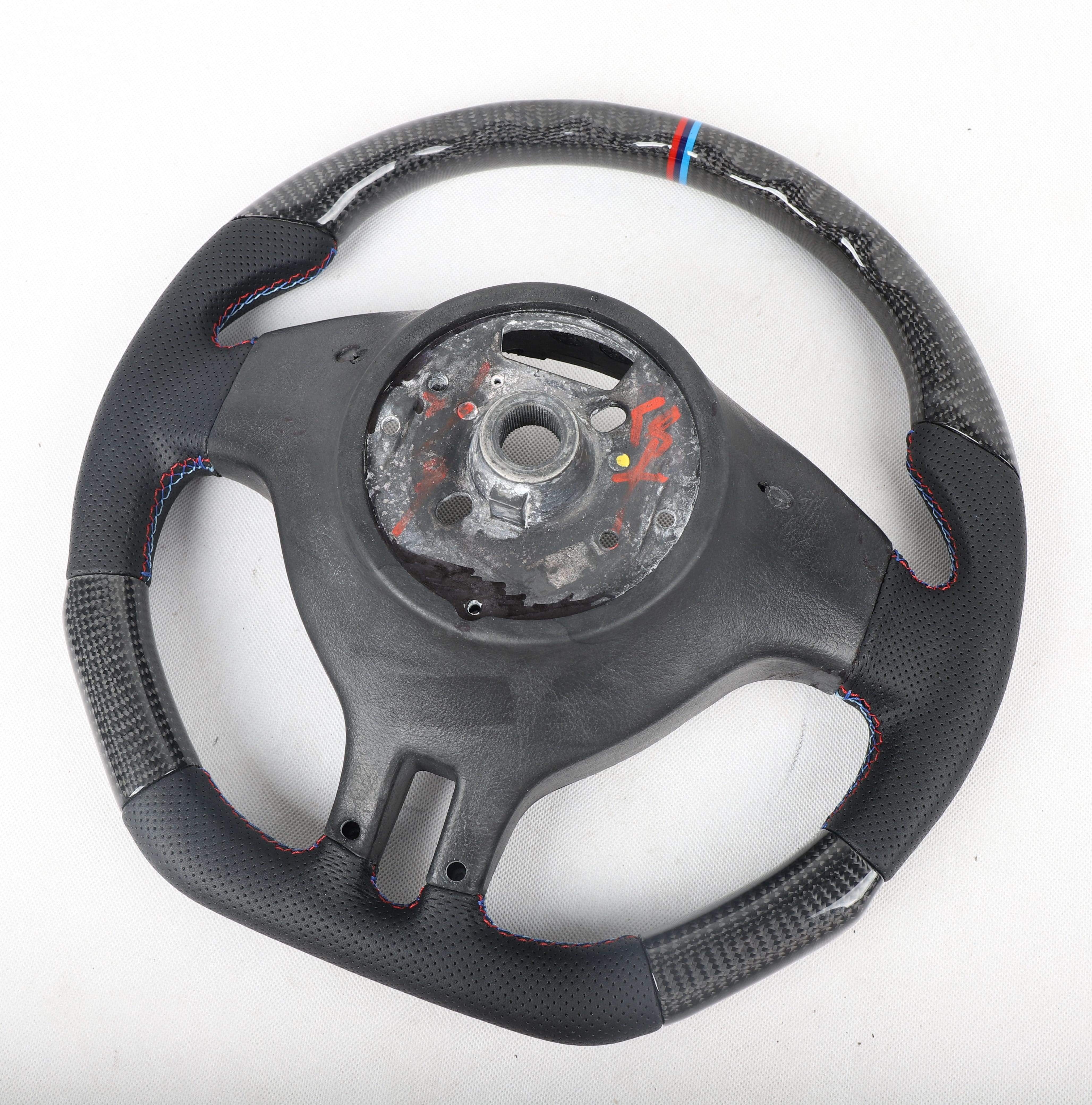 BMW E46 Custom Carbon fiber Steering Wheel.