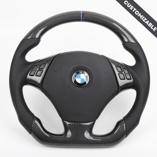 BMW E82/88/90/92/93 Custom Carbon Fiber Steering Wheel