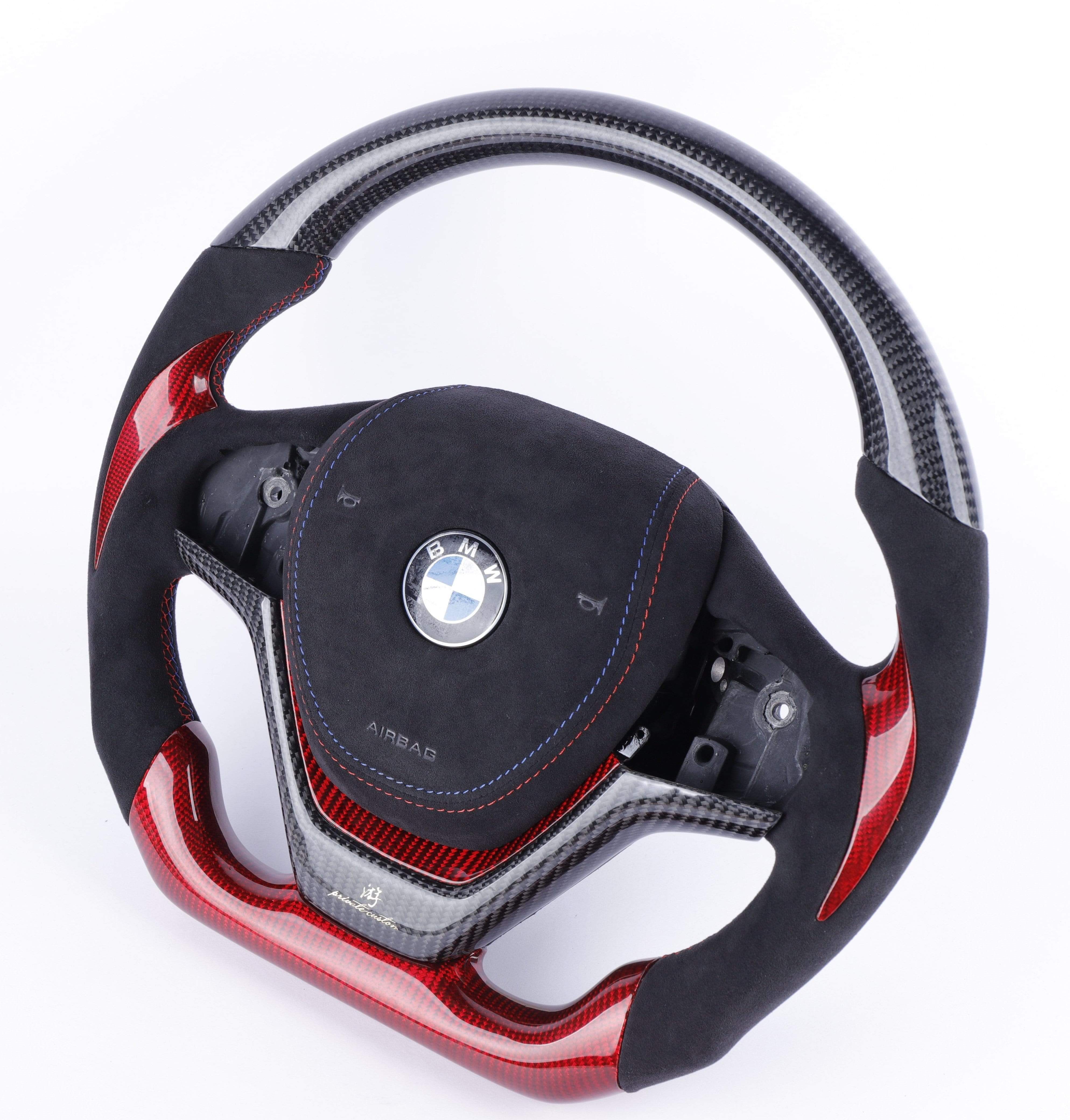 BMW F26 X4 Custom Carbon Fiber Steering Wheel with (Airbag Cover).