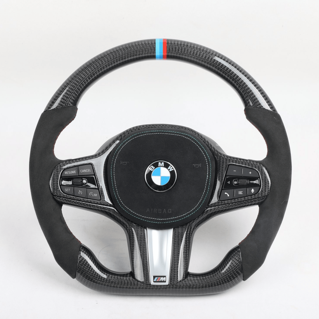 Carbon Clutch BMW G Series Custom Carbon Fiber Steering Wheel