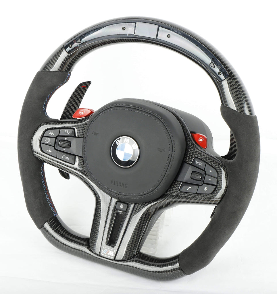 BMW M Series Custom Carbon Fiber Steering Wheel.