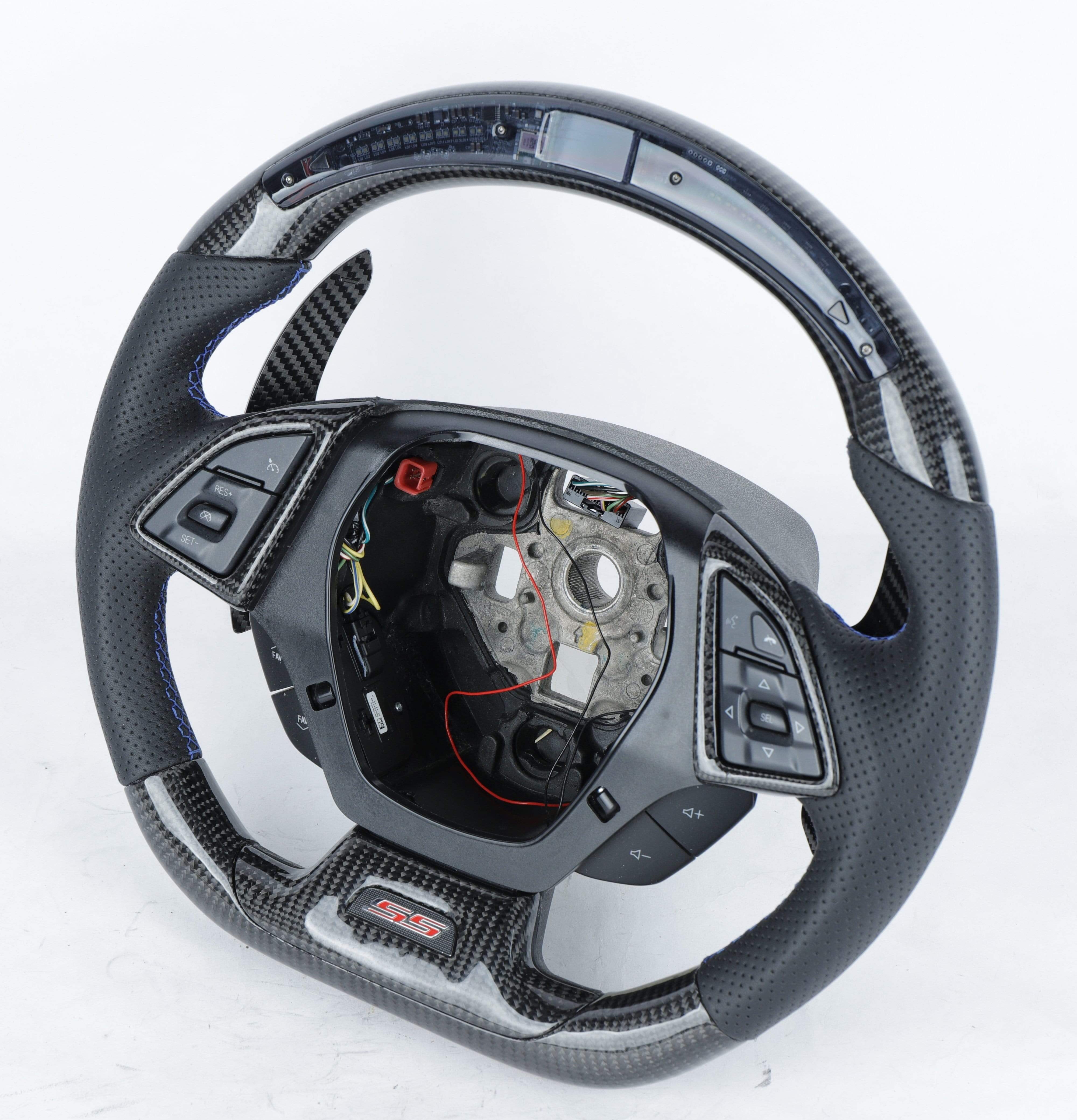 Camaro 2016+ Custom Carbon Fiber Steering Wheel.