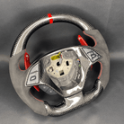 Carbon Clutch Corvette C7 Custom Carbon Fiber Steering Wheel with (Red Cf Paddles)