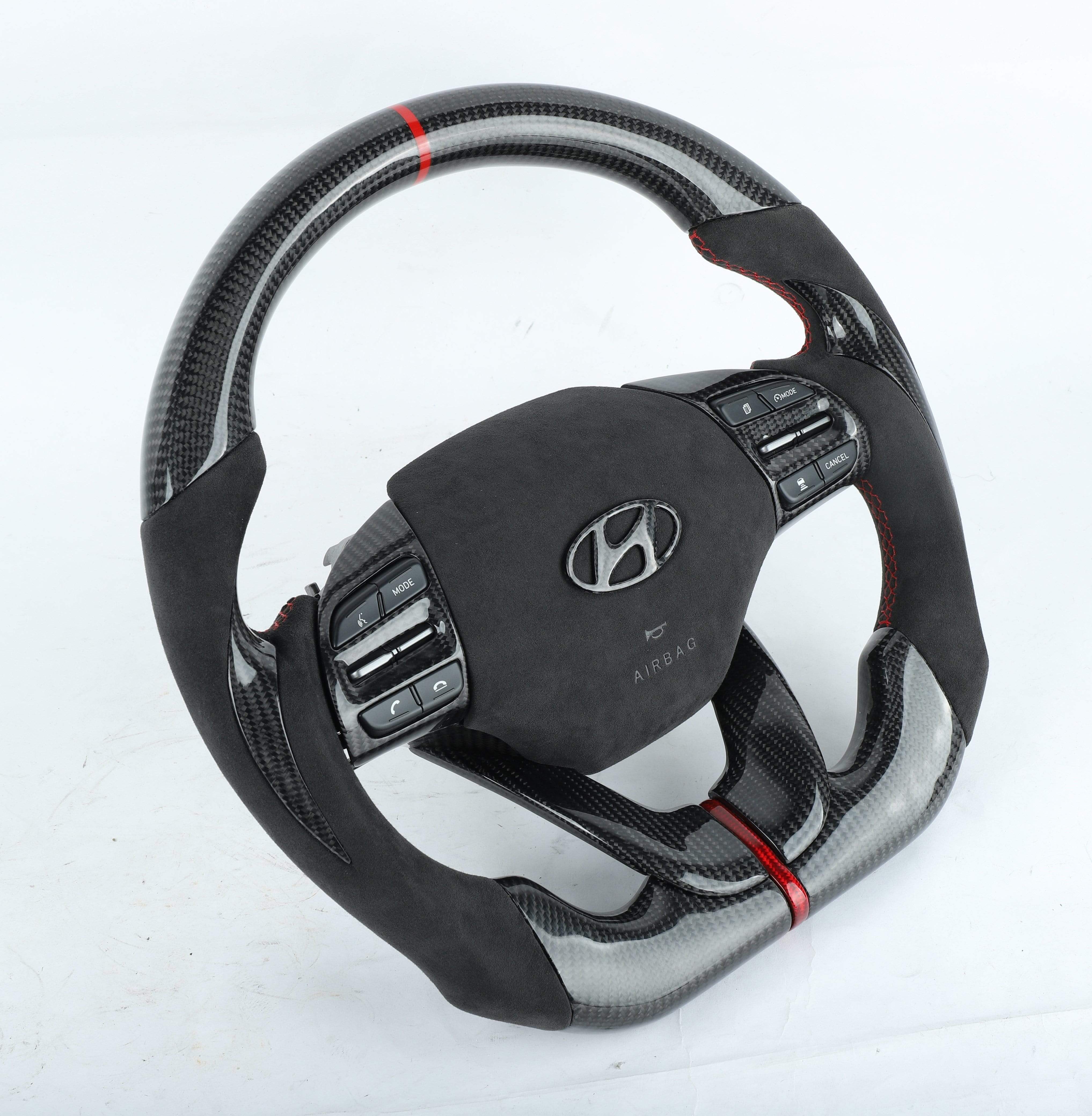 HYUNDAI Elantra 2019+ Custom Steering Wheel with (Airbag Cover).