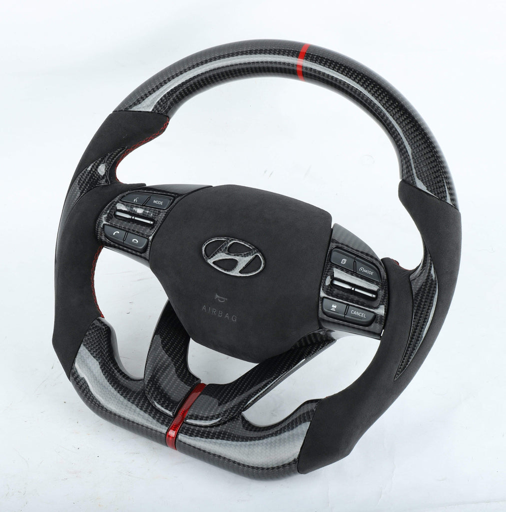 HYUNDAI Elantra 2019+ Custom Steering Wheel with (Airbag Cover).