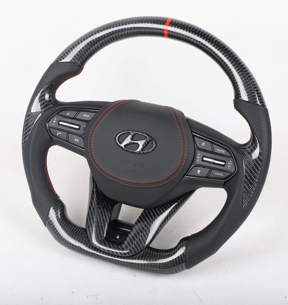 HYUNDIA SANTA Custom Steering Wheel with (Airbag Cover).