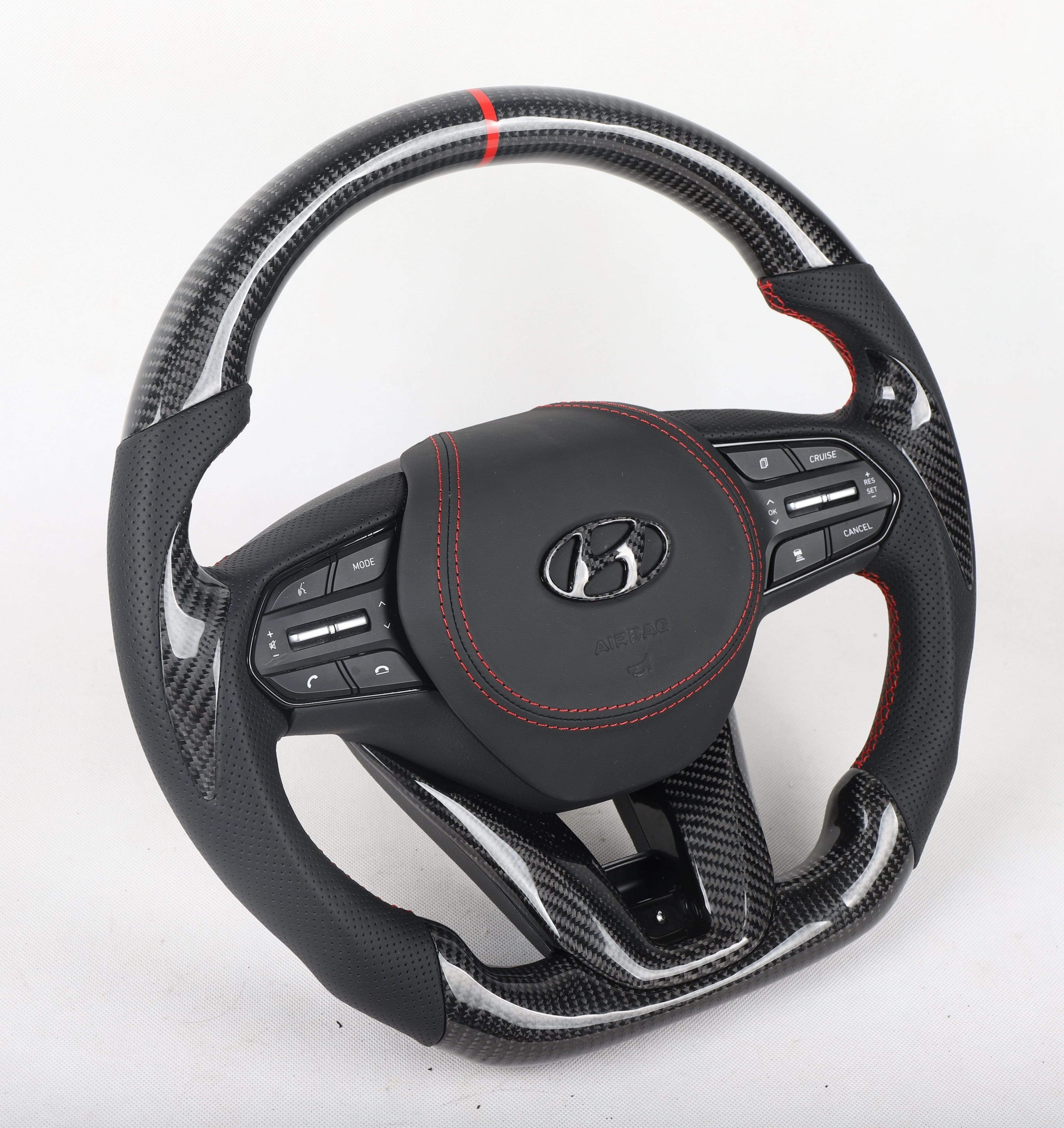 HYUNDIA SANTA Custom Steering Wheel with (Airbag Cover).