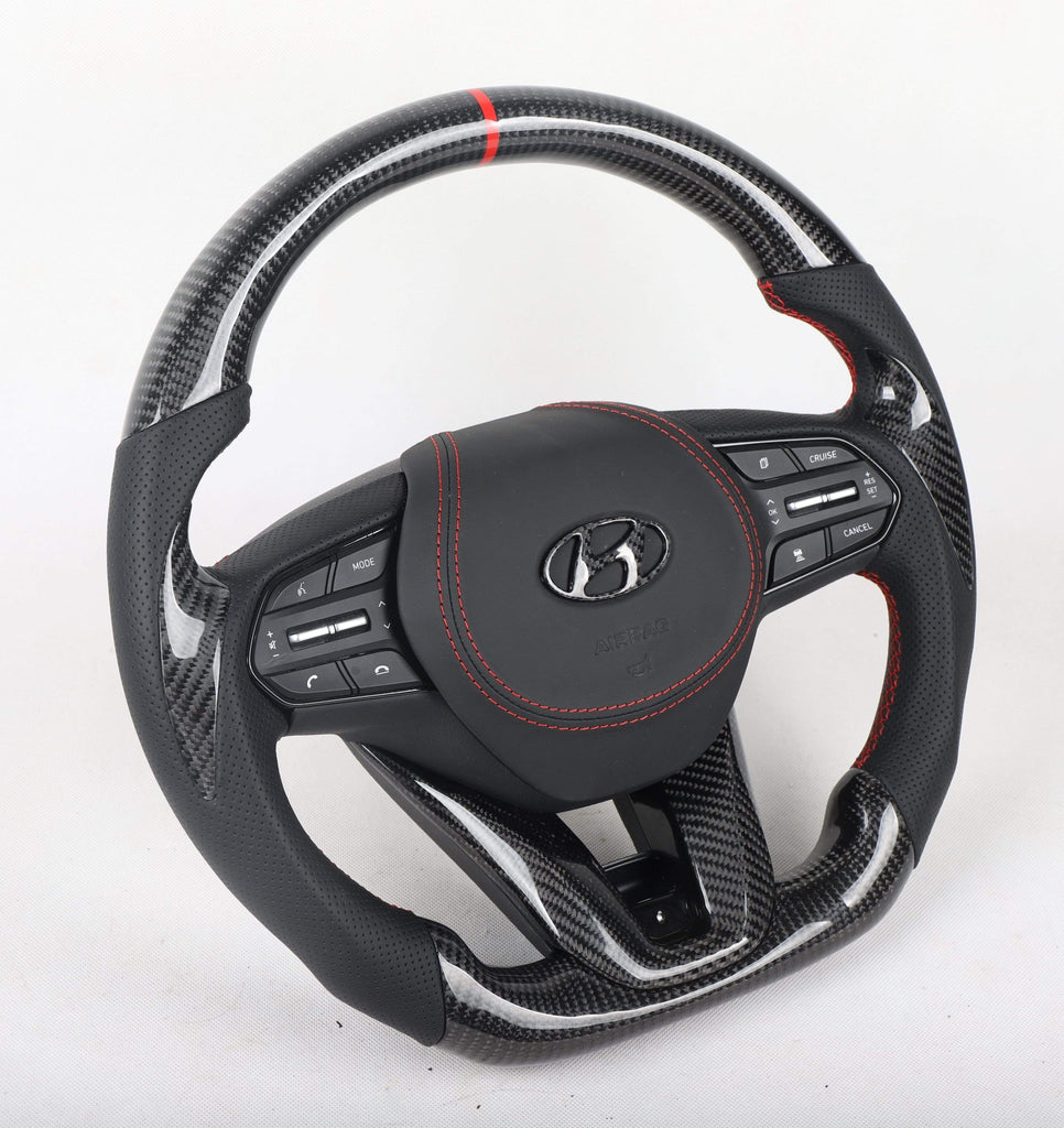 HYUNDIA SANTA Custom Steering Wheel with (Airbag Cover).