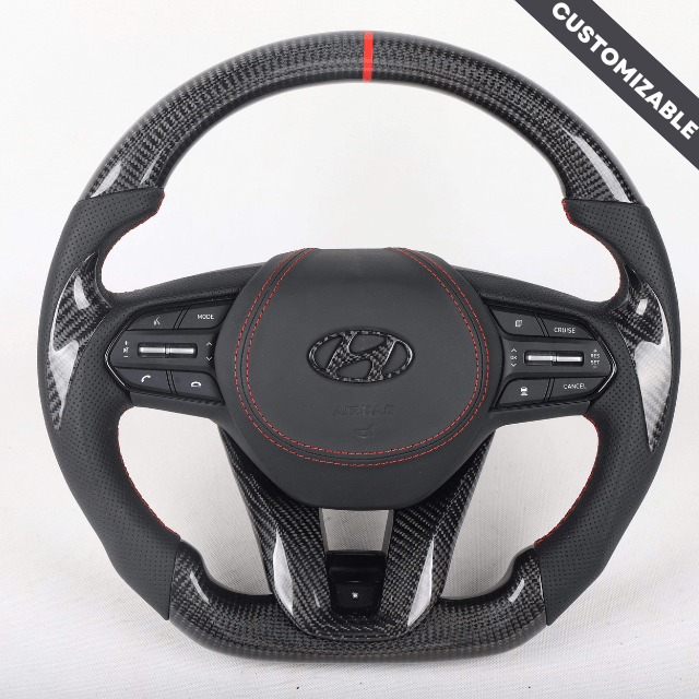 Carbon Clutch HYUNDIA SANTA Custom Steering Wheel
