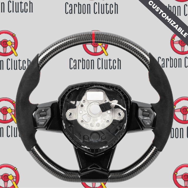 Carbon Clutch Lamborghini Avantador Custom Carbon Fiber Steering Wheel