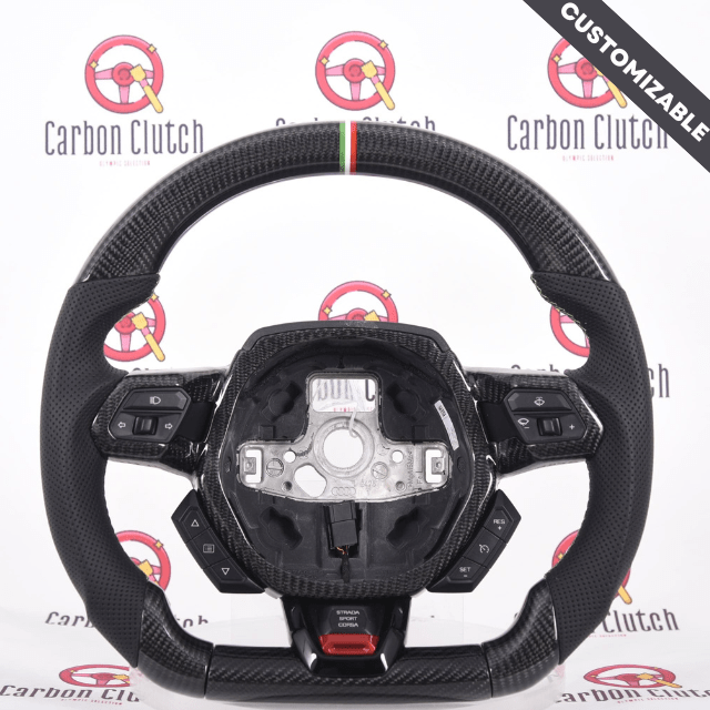 Carbon Clutch Lamborghini Huracan Custom Carbon Fiber Steering Wheel