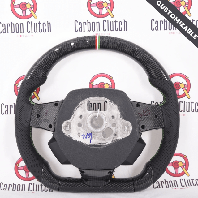 Carbon Clutch Lamborghini Huracan Custom Carbon Fiber Steering Wheel