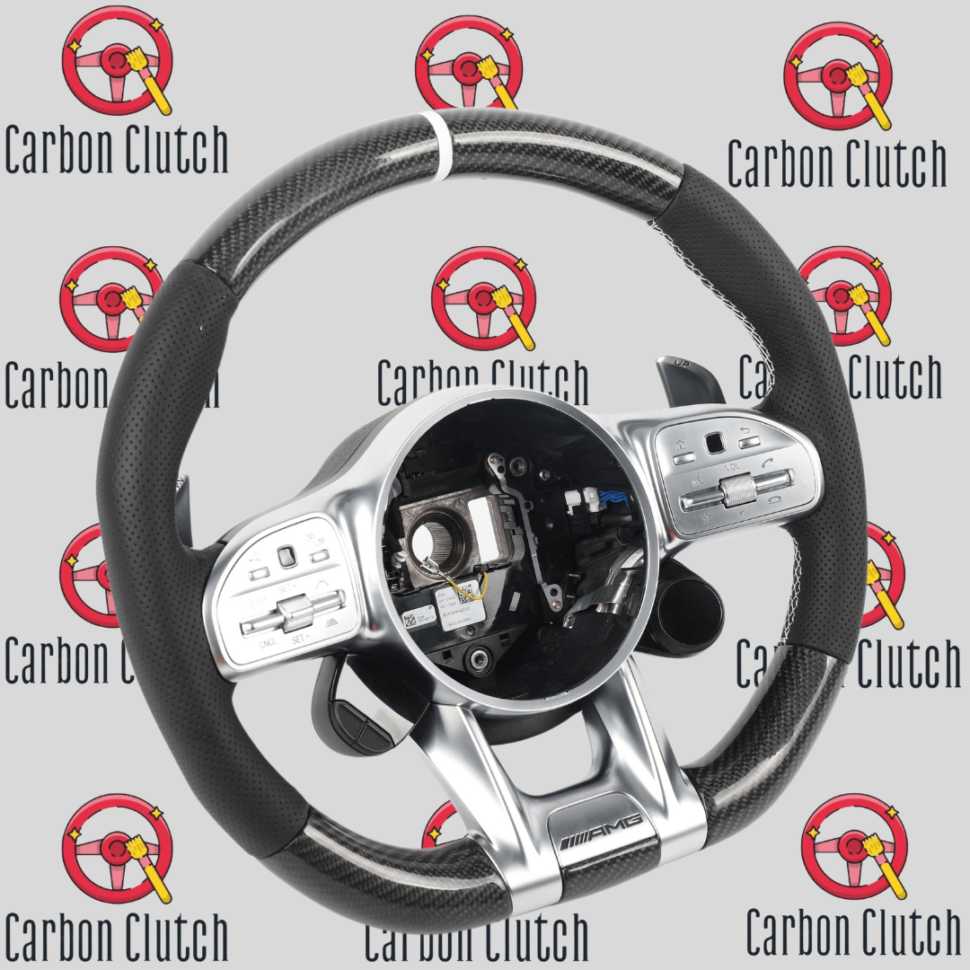 Carbon Clutch Mercedes 19+ C/CLA/CLS/E/G/GLA/GLB/GLE/GT/S Class AMG Custom Steering Wheel