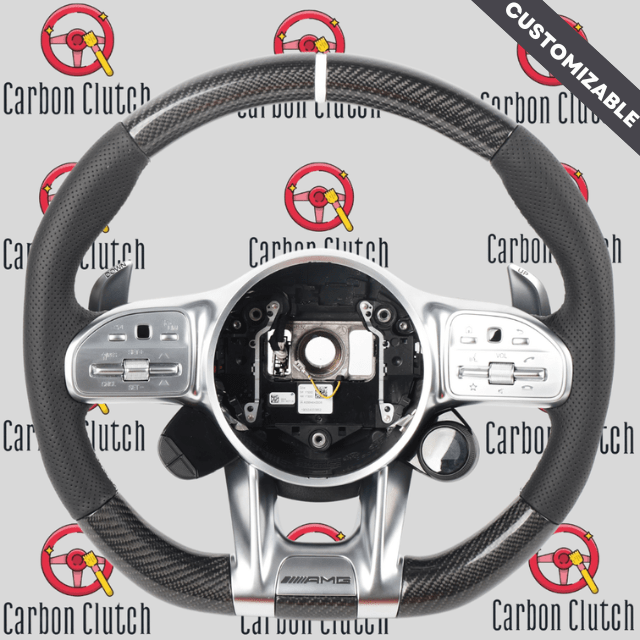Carbon Clutch Mercedes 19+ C/CLA/CLS/E/G/GLA/GLB/GLE/GT/S Class AMG Custom Steering Wheel