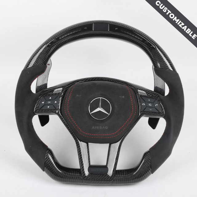 Carbon Clutch MERCEDES AMG 12-15 A/C/CLA/CLS/GLA/GLK/E/SLK/SL W204 Custom Steering Wheel