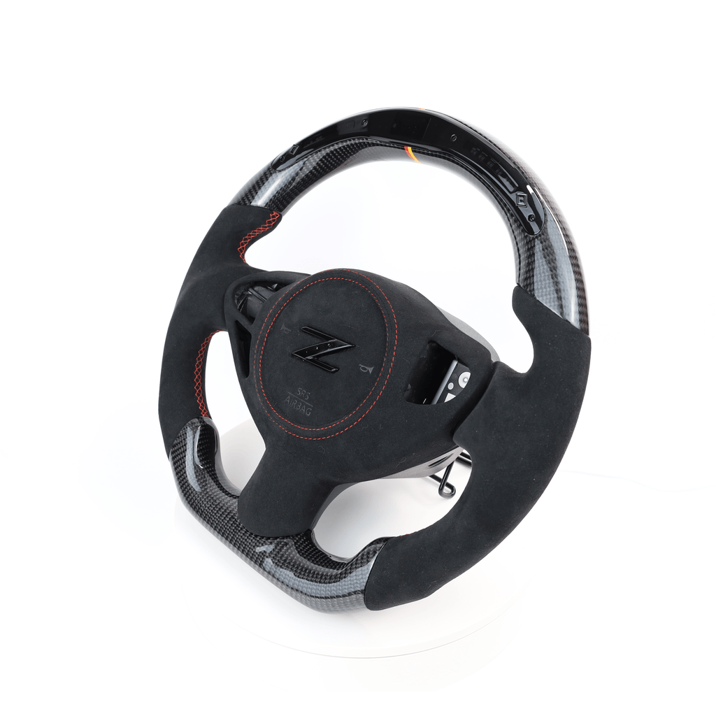 Carbon Clutch Nissan 370Z LED Carbon Fiber Steering Wheel