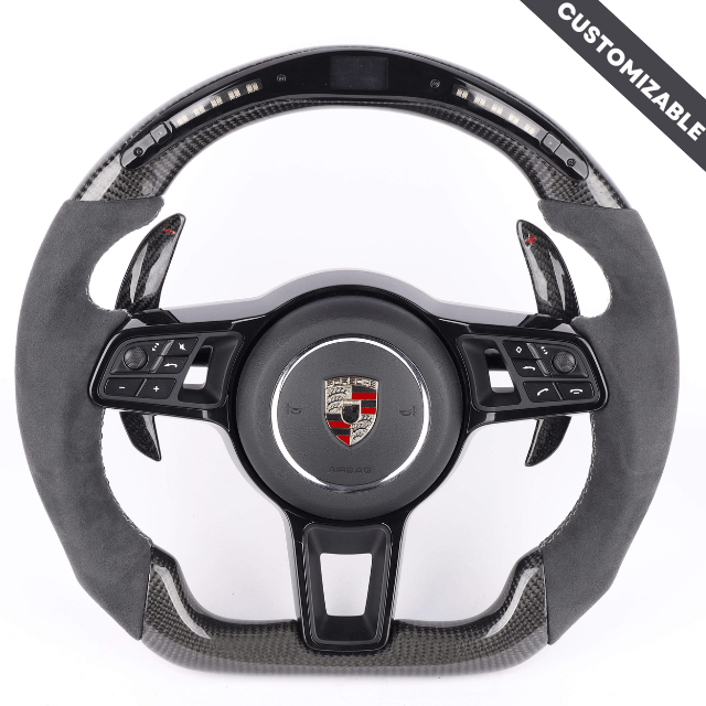 Carbon Clutch Porsche 2015-2018 Custom Carbon Fiber Steering Wheel