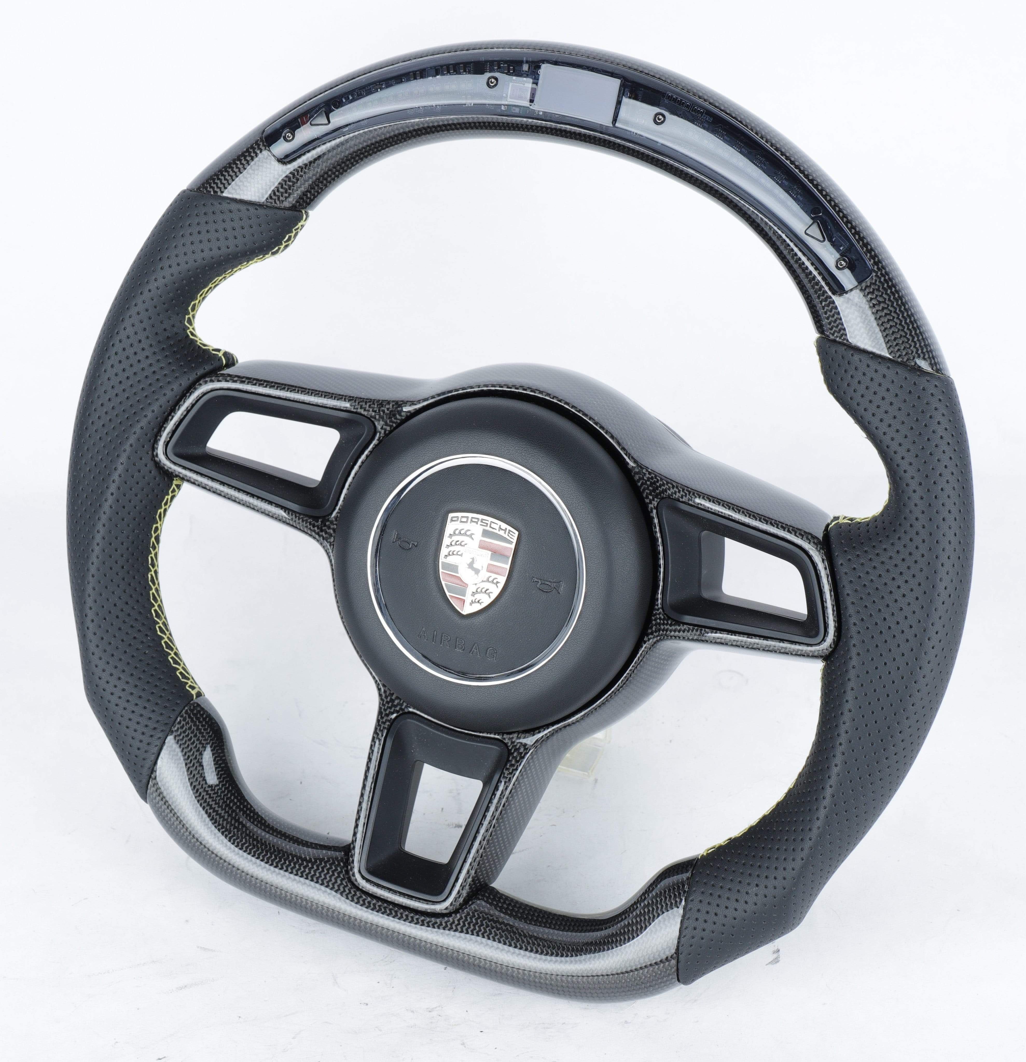 Porsche 2015-2018 Custom Carbon Fiber Steering Wheel.