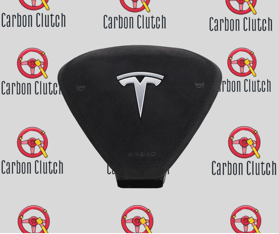 Carbon Clutch Tesla Custom Airbag Cover