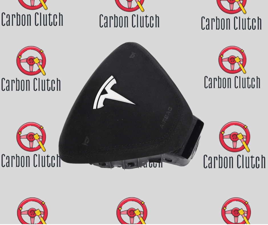 Carbon Clutch Tesla Custom Airbag Cover
