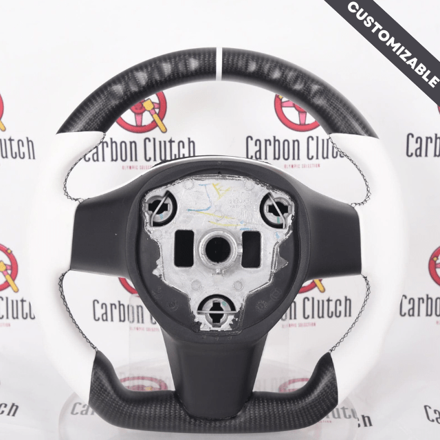 Carbon Clutch Tesla Model 3/Y Custom Carbon Fiber Steering Wheel