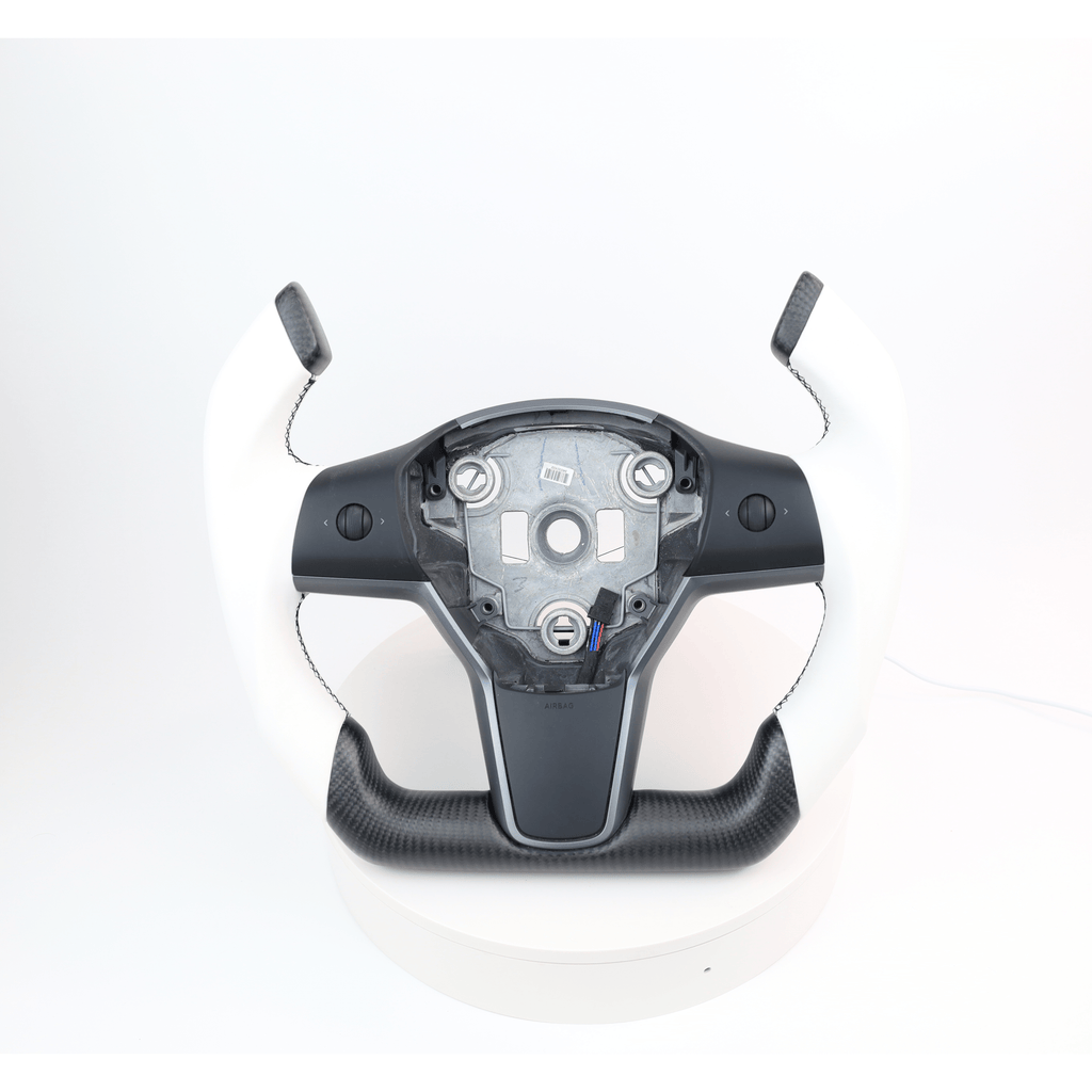 Carbon Clutch Tesla Model 3/Y Custom Carbon Fiber Steering Wheel