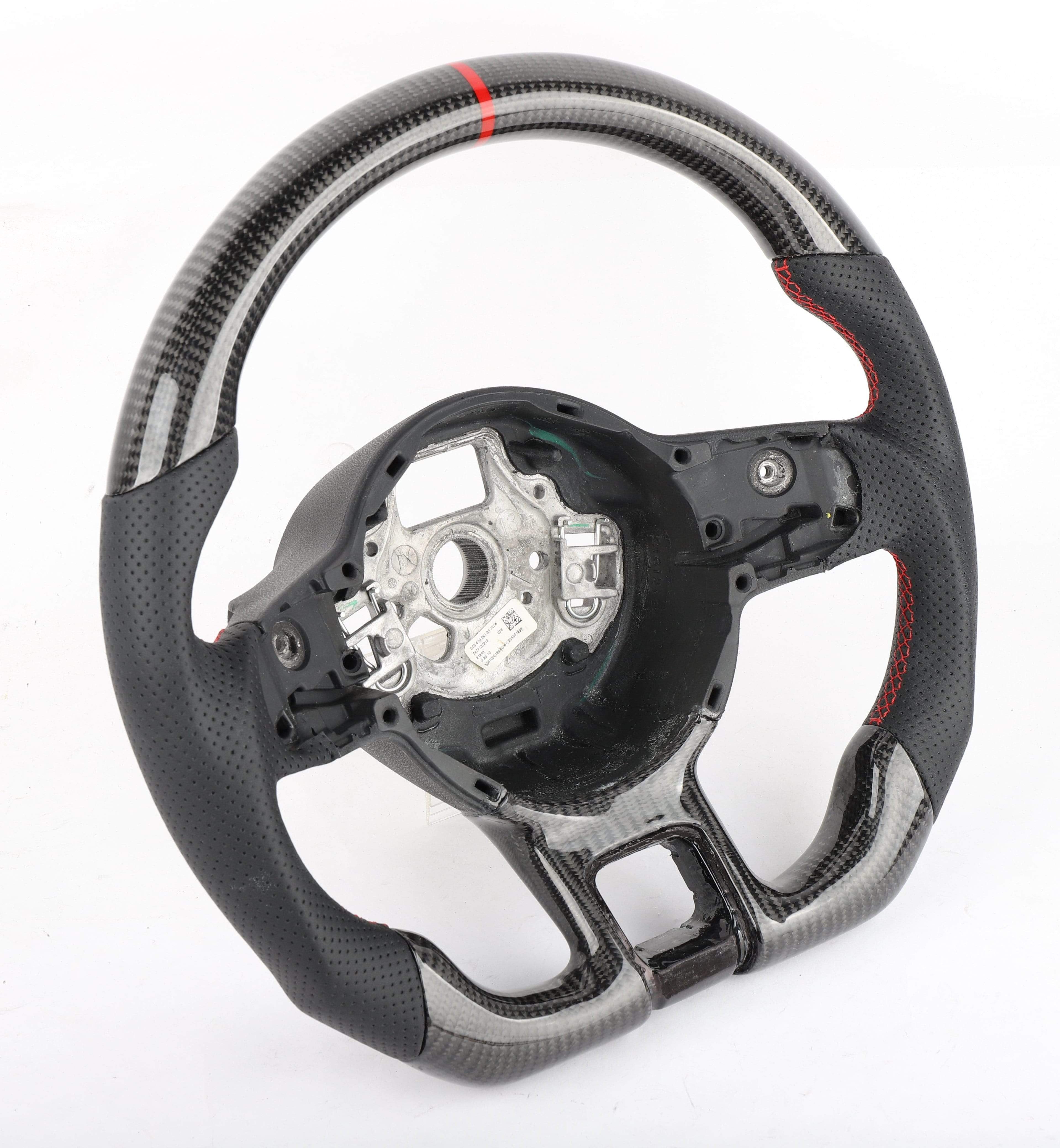 VOLKSWAGON 2011+ MK6 GTI Custom Carbon Fiber Steering Wheel.