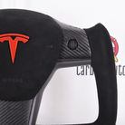 Carbon Clutch Yoke Tesla Model 3/Y Custom Carbon Fiber Steering Wheel